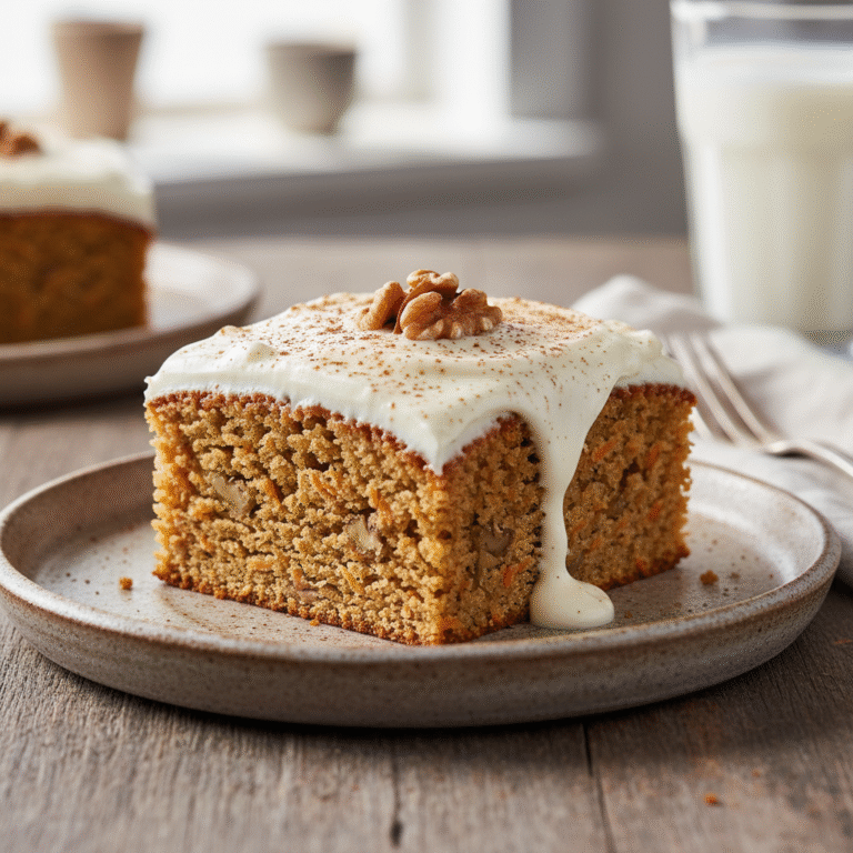 Quick Air Fryer Carrot Cake Without Egg Recipe: Moist, Spiced & Ready in Minutes