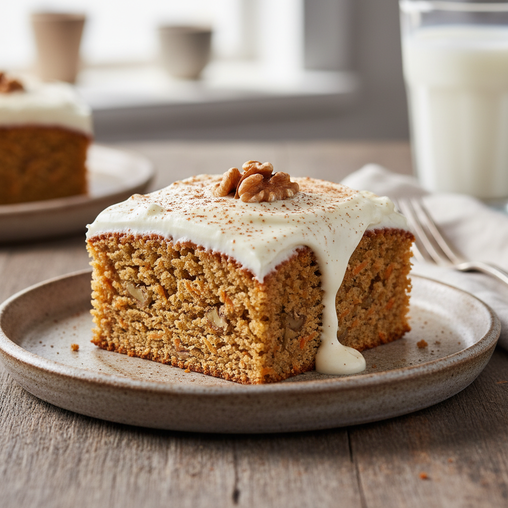 Quick Air Fryer Carrot Cake Without Egg Recipe: Moist, Spiced & Ready in Minutes