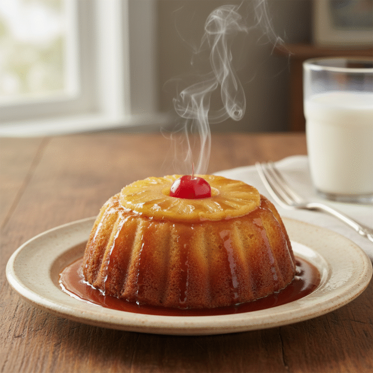 Ultimate Quick Air Fryer Pineapple Upside Down Cake For One: A Single-Serve Indulgence