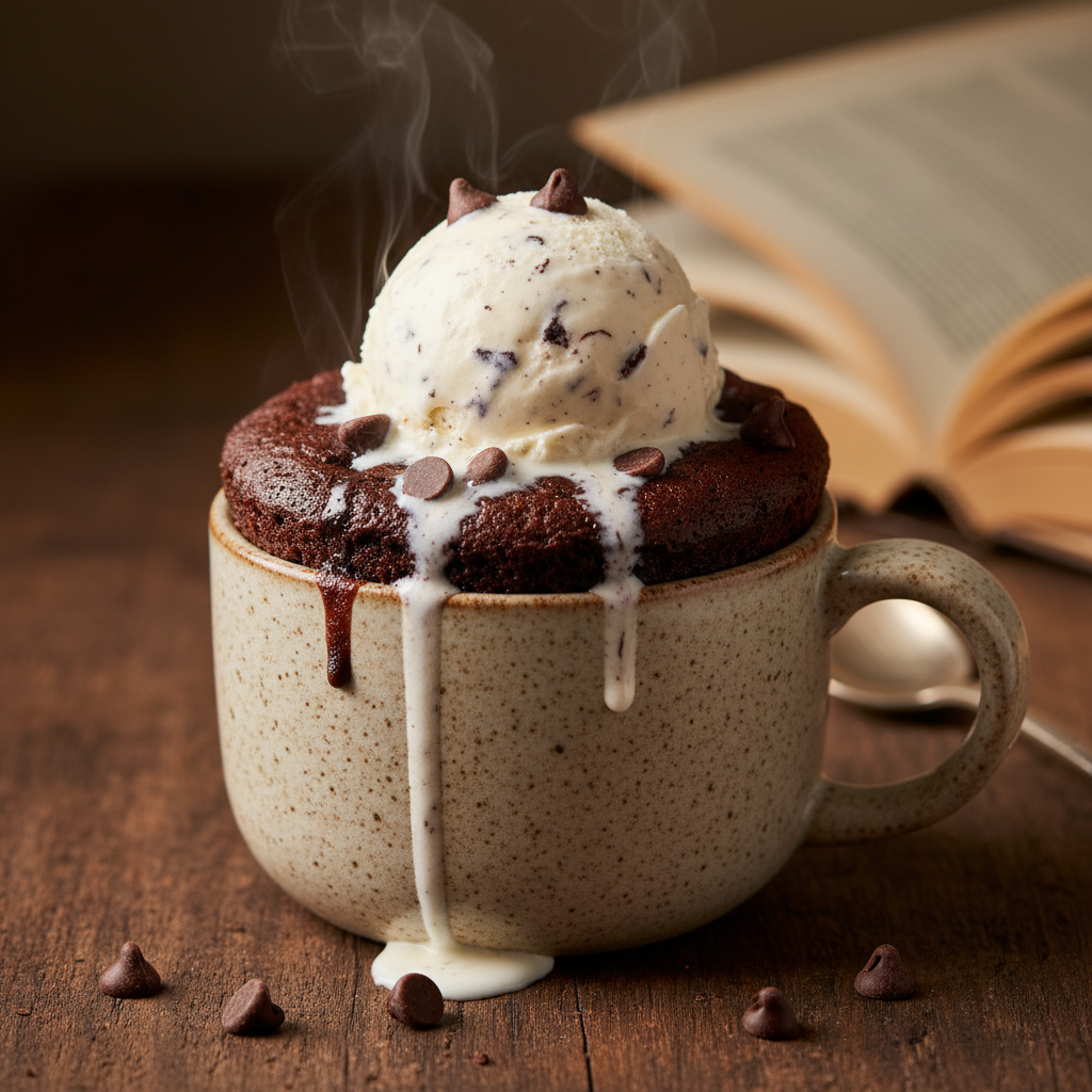 The Ultimate Fudgy Gluten-Free Brownie Mug Cake in 2 Minutes