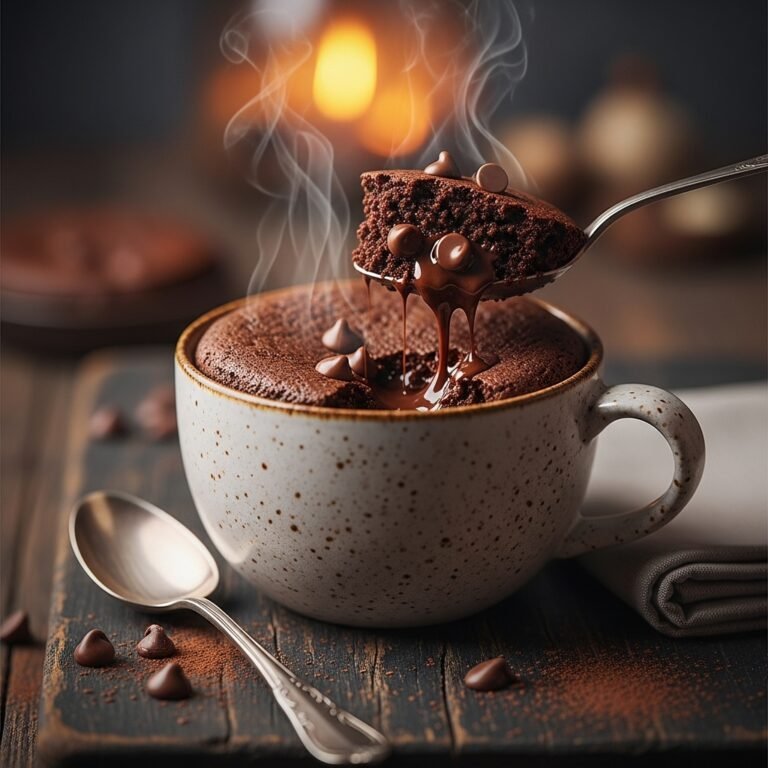 The Ultimate Fudgy 1-Minute Microwave Brownie Mug Cake