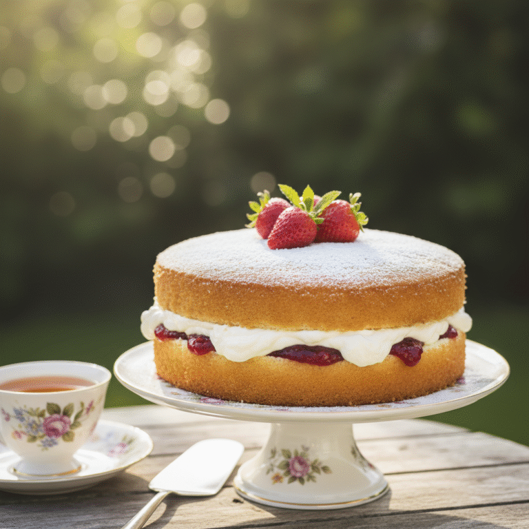 The Ultimate Traditional British Victoria Sponge Cake Recipe