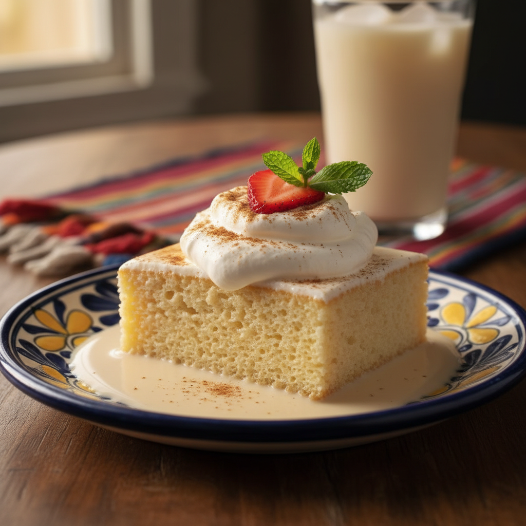 Authentic Mexican Tres Leches Cake: The Ultimate Moist & Milky Dessert